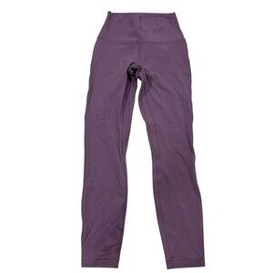 Lululemon Align High-Rise Pant 25" Wisteria Purple Legging Ankle Sz 4 W5DKZS